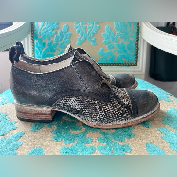 EUC Freebird by Steven Mabel Oxford grey and snakeskin - Picture 2 of 7